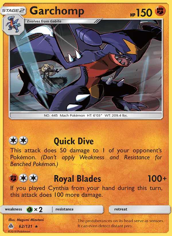 Carta Garchomp 62/131 de Forbidden Light