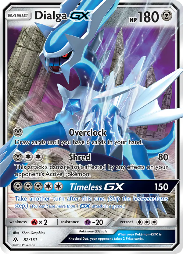 Carta Dialga GX 82/131 de Forbidden Light