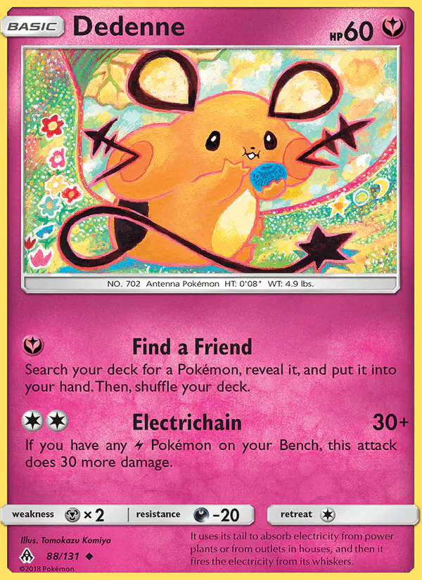 Carta Dedenne 88/131 de Forbidden Light