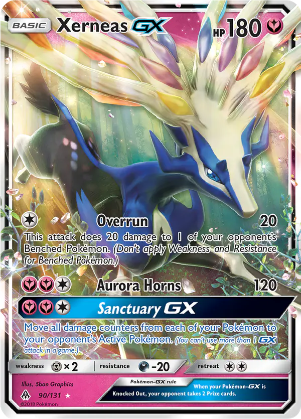 Carta Xerneas GX 90/131 de Forbidden Light
