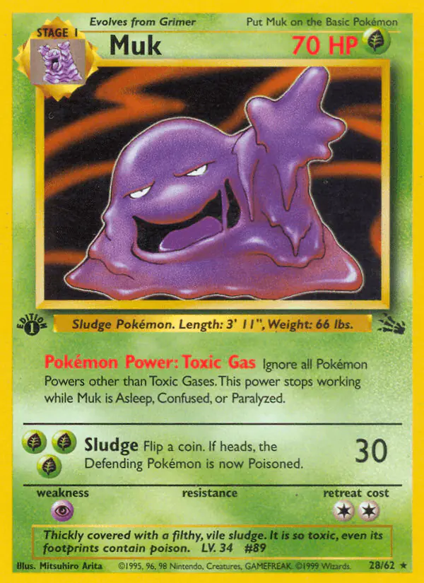 Carta Muk 28/62 de Fossil