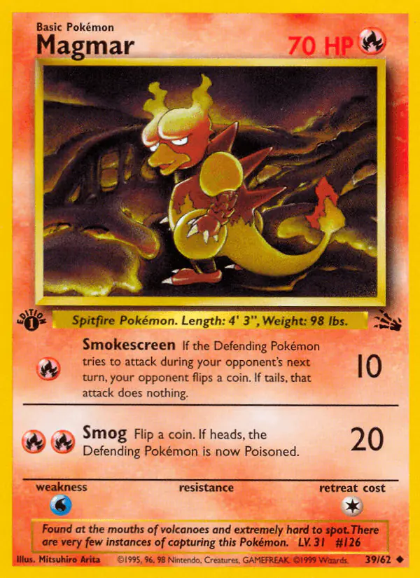 Carta Magmar 39/62 de Fossil