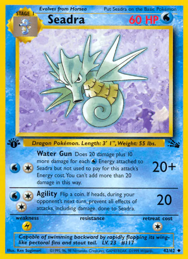 Carta Seadra 42/62 de Fossil