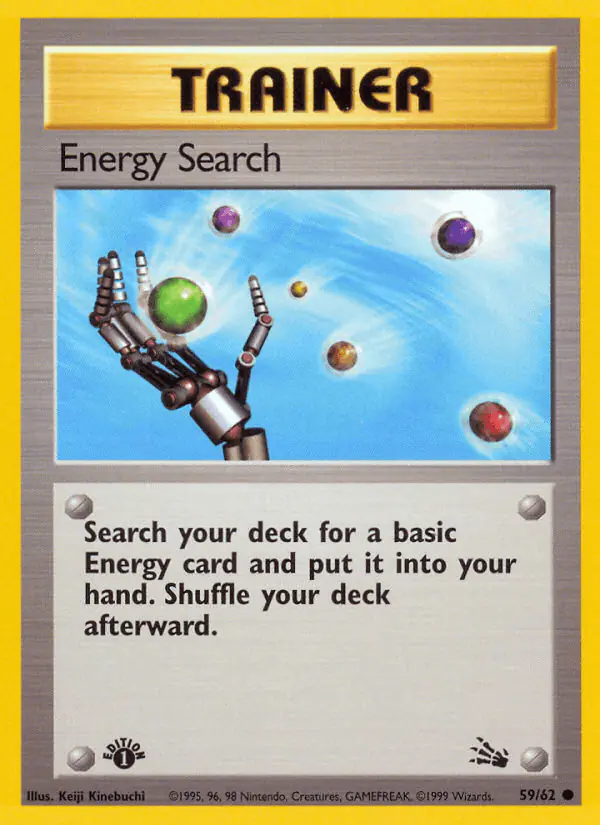 Carta Energy Search 59/62 de Fossil