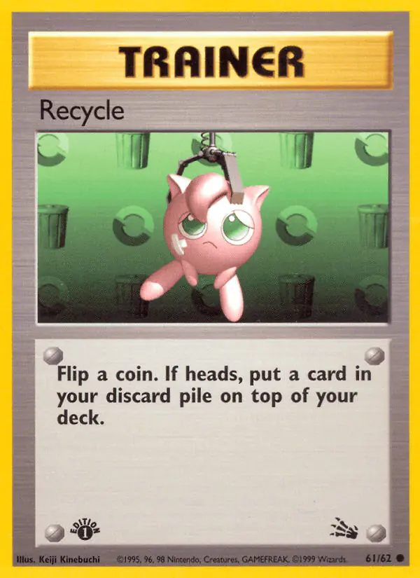 Carta Recycle 61/62 de Fossil