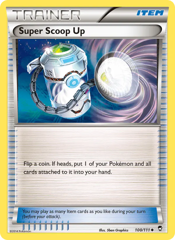 Carta Super Scoop Up 100/111 de Furious Fists