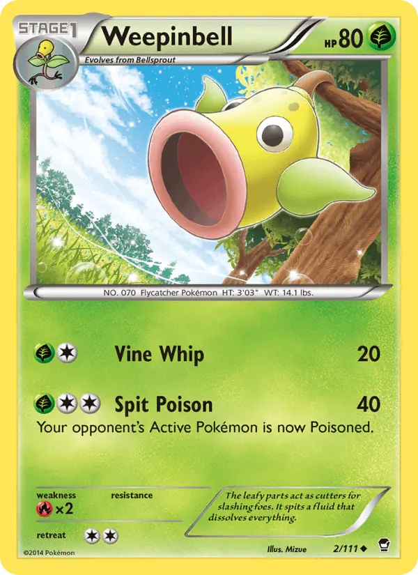 Carta Weepinbell 2/111 de Furious Fists