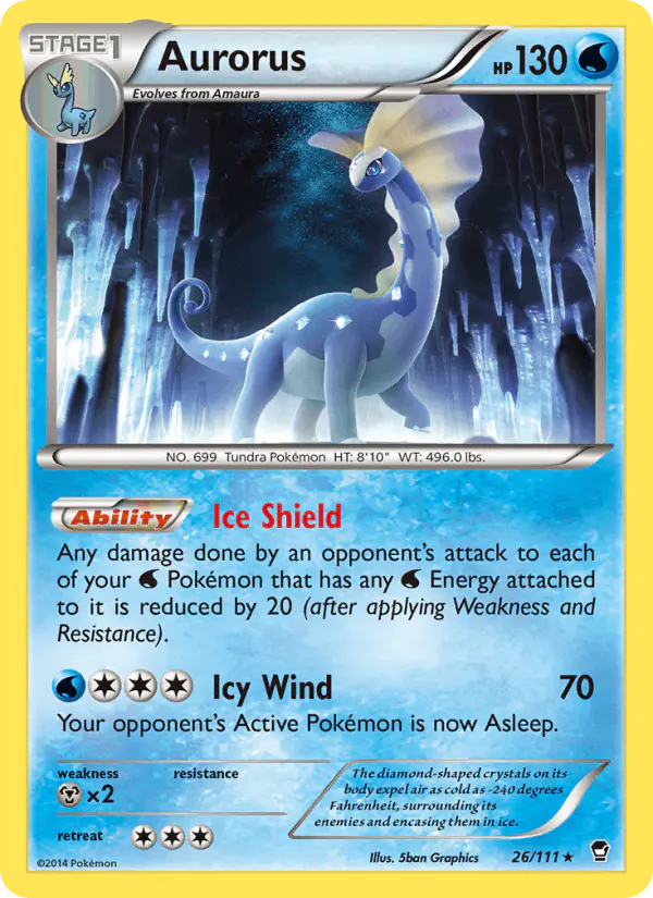 Carta Aurorus 26/111 de Furious Fists