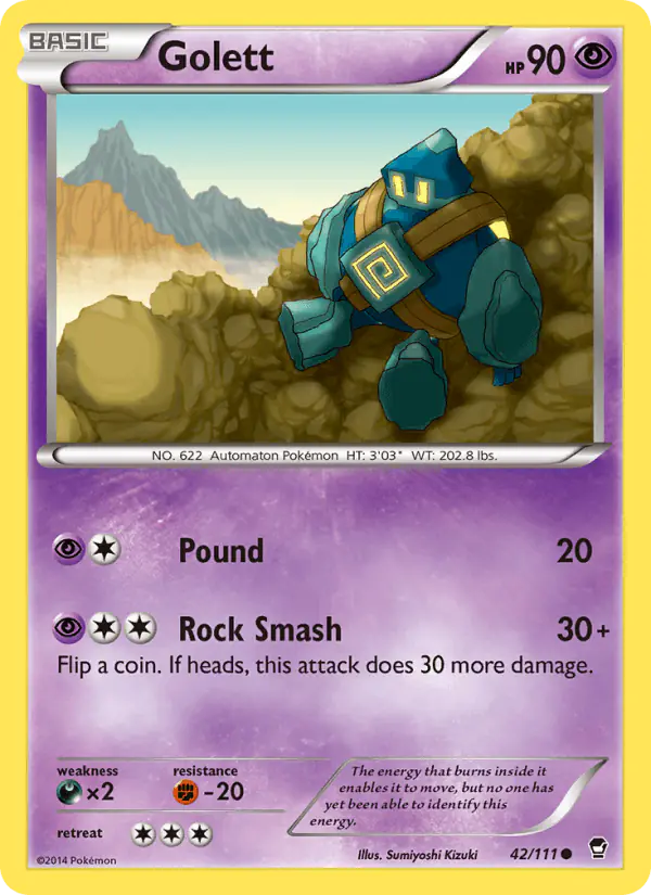 Carta Golett 42/111 de Furious Fists