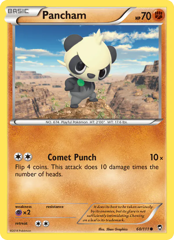 Carta Pancham 60/111 de Furious Fists