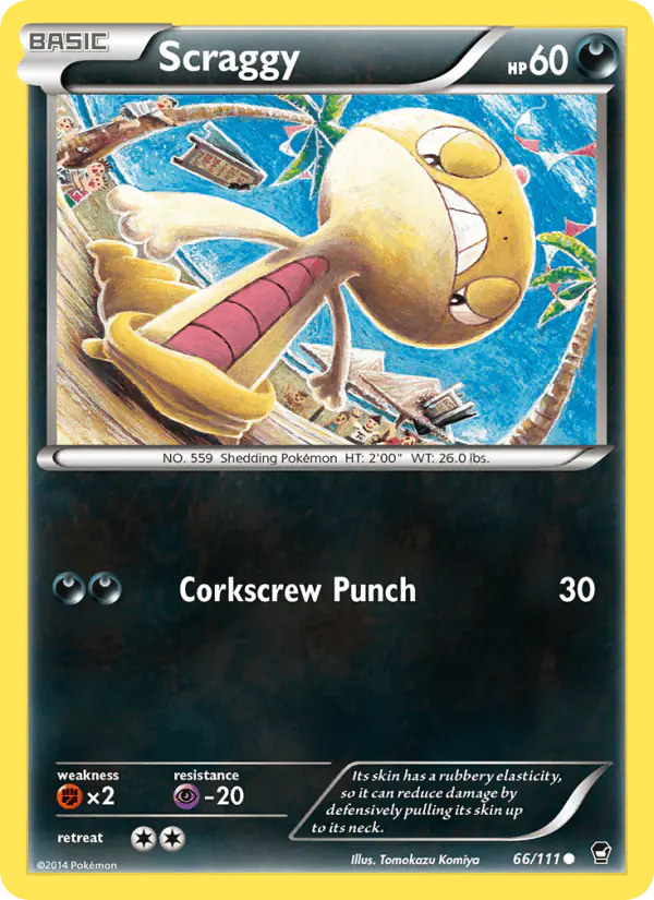 Carta Scraggy 66/111 de Furious Fists