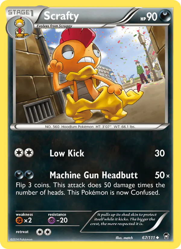 Carta Scrafty 67/111 de Furious Fists