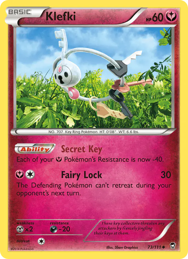Carta Klefki 73/111 de Furious Fists