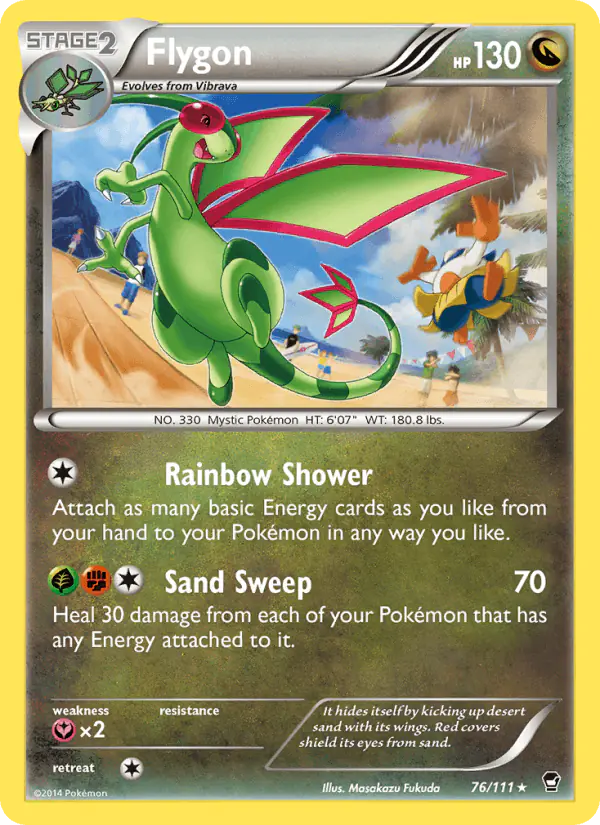 Carta Flygon 76/111 de Furious Fists