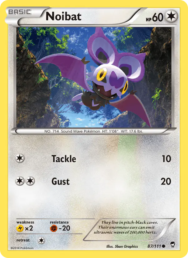 Carta Noibat 87/111 de Furious Fists