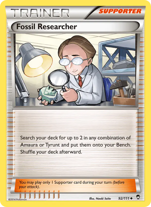 Carta Fossil Researcher 92/111 de Furious Fists