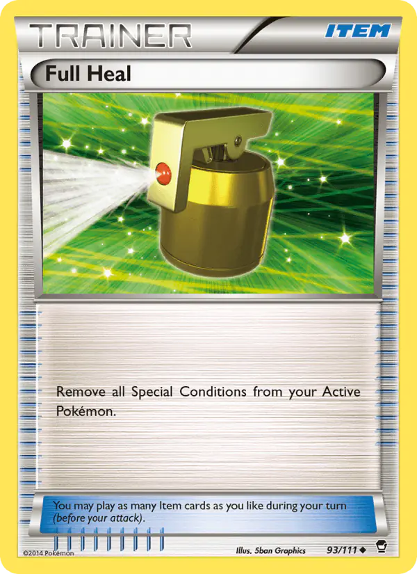Carta Full Heal 93/111 de Furious Fists