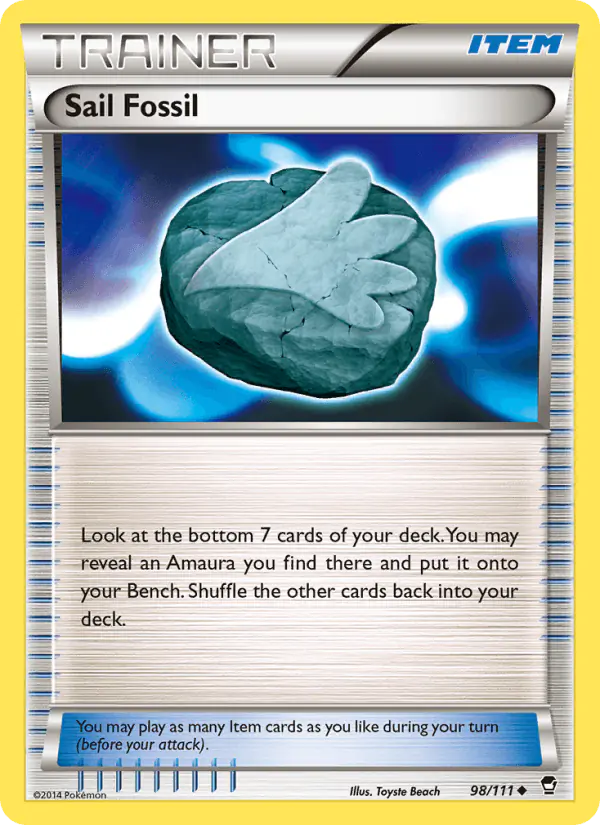 Carta Sail Fossil 98/111 de Furious Fists