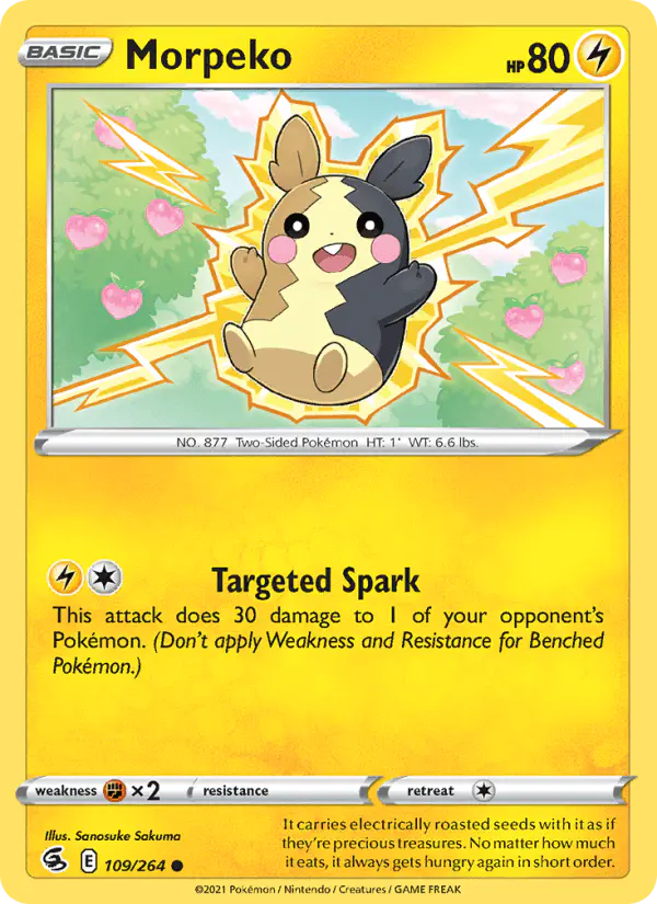 Carta Morpeko 109/264 de Fusion Strike