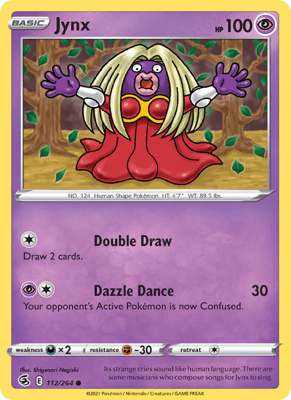 Carta Jynx 112/264 de Fusion Strike