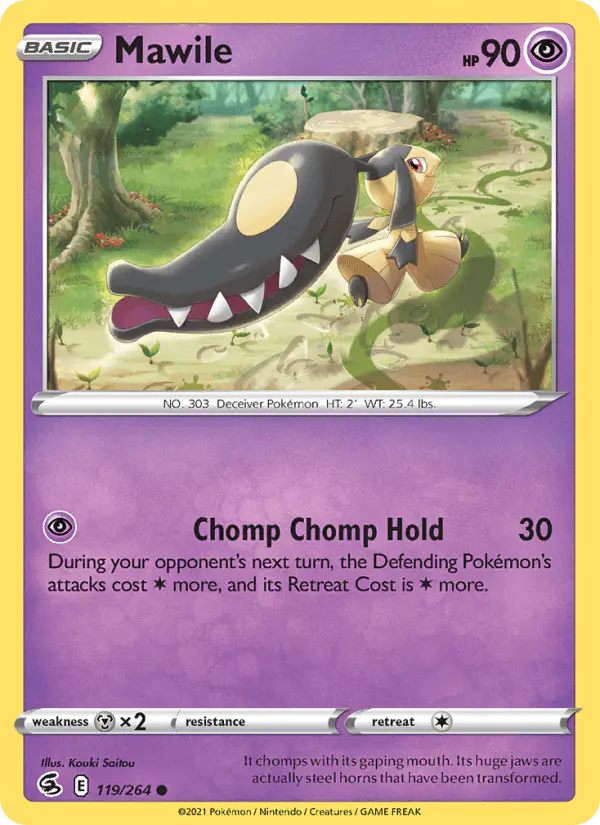 Carta Mawile 119/264 de Fusion Strike