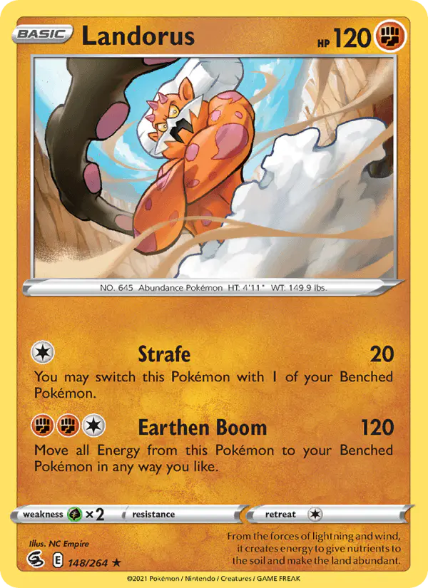 Carta Landorus 148/264 de Fusion Strike