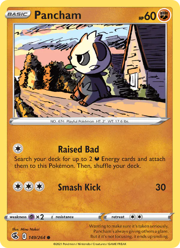 Carta Pancham 149/264 de Fusion Strike