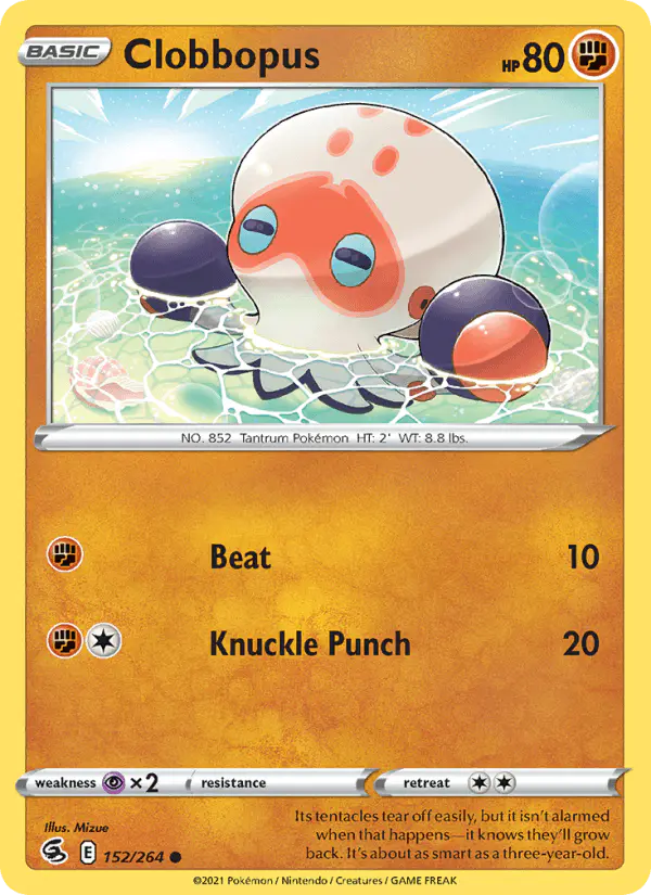 Carta Clobbopus 152/264 de Fusion Strike