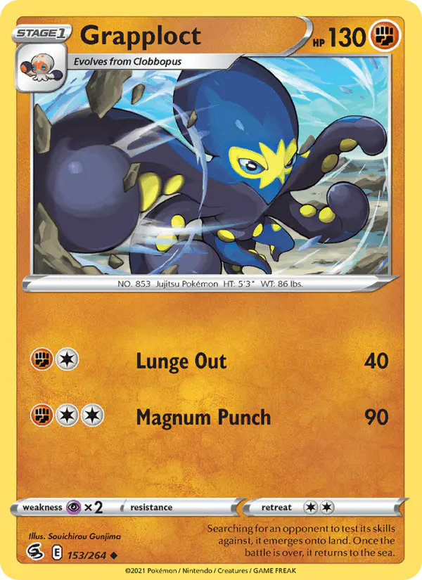 Carta Grapploct 153/264 de Fusion Strike