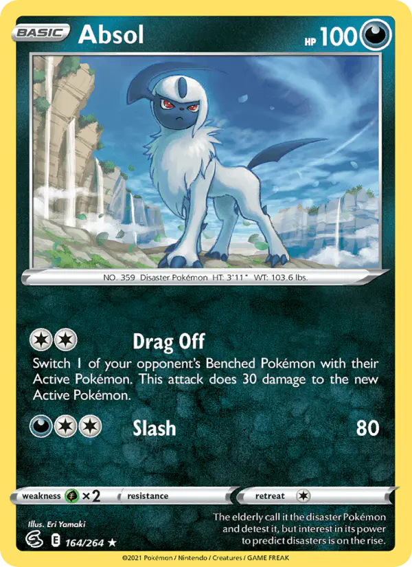 Carta Absol 164/264 de Fusion Strike