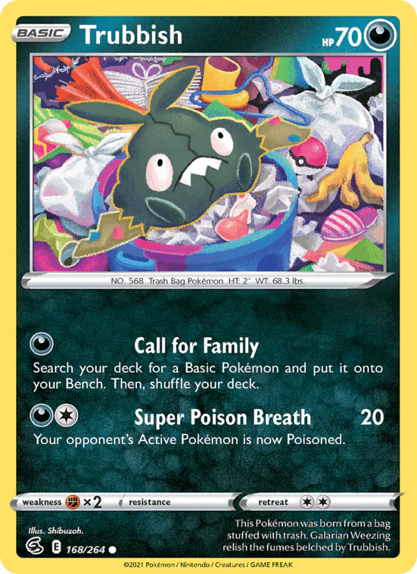 Carta Trubbish 168/264 de Fusion Strike