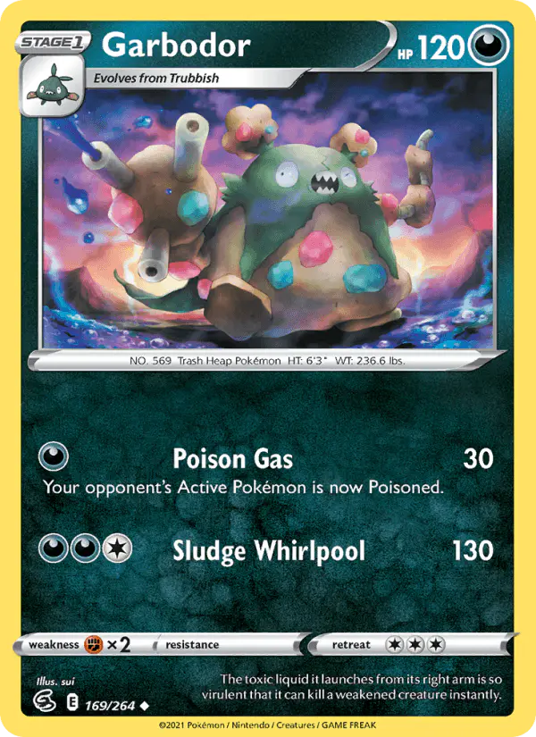 Carta Garbodor 169/264 de Fusion Strike