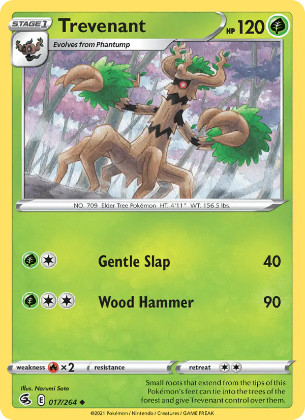 Carta Trevenant 017/264 de Fusion Strike