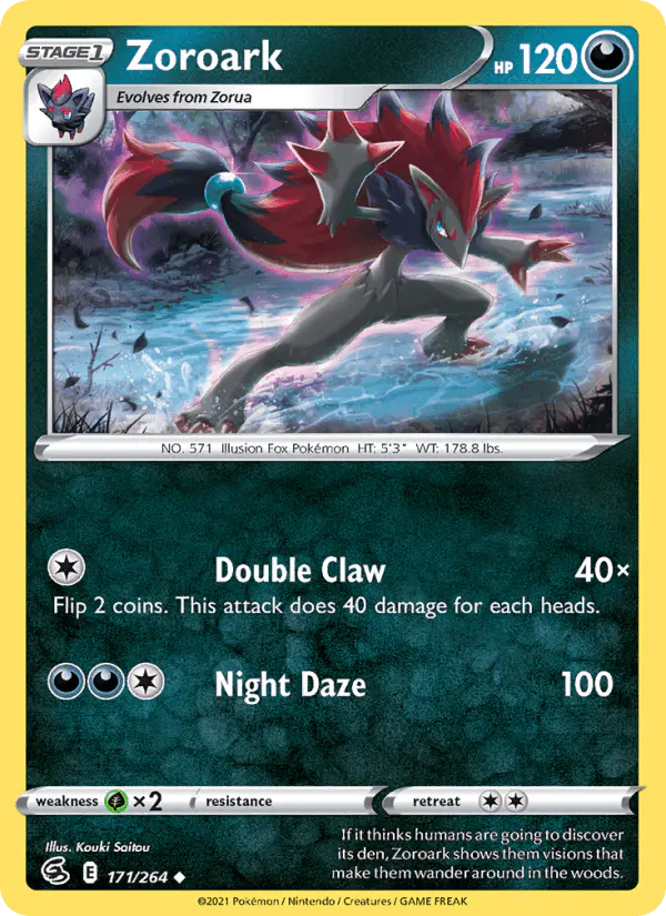 Carta Zoroark 171/264 de Fusion Strike