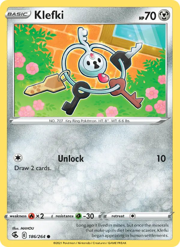Carta Klefki 186/264 de Fusion Strike