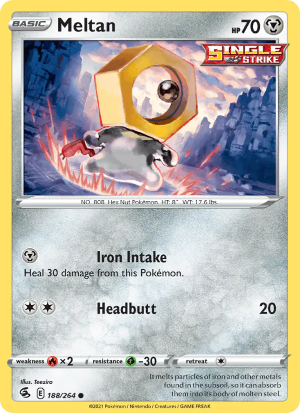 Carta Meltan 188/264 de Fusion Strike