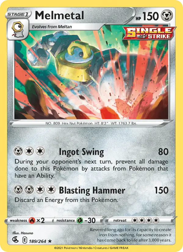 Carta Melmetal 189/264 de Fusion Strike