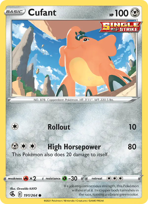 Carta Cufant 191/264 de Fusion Strike