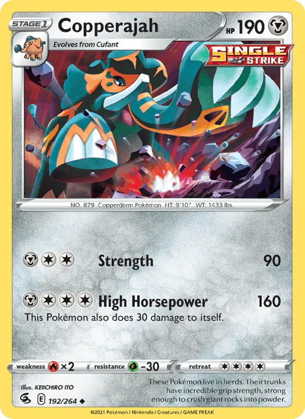 Carta Copperajah 192/264 de Fusion Strike