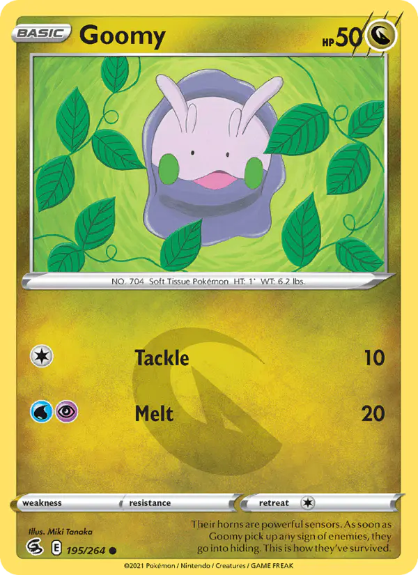 Carta Goomy 195/264 de Fusion Strike