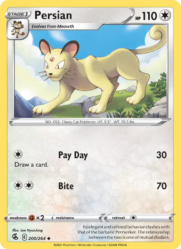 Carta Persian 200/264 de Fusion Strike