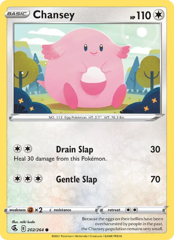 Carta Chansey 202/264 de Fusion Strike