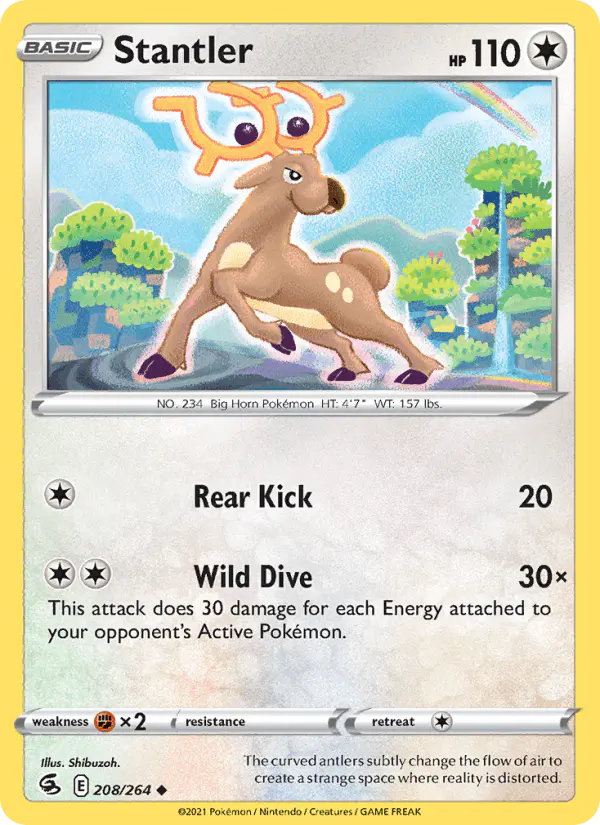 Carta Stantler 208/264 de Fusion Strike