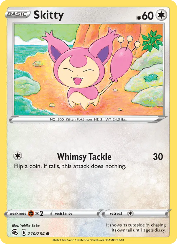 Carta Skitty 210/264 de Fusion Strike
