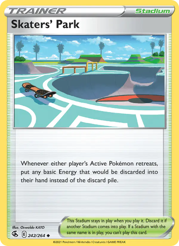 Carta Skaters' Park 242/264 de Fusion Strike