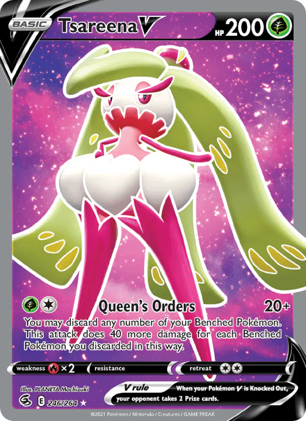 Carta Tsareena V 246/264 de Fusion Strike