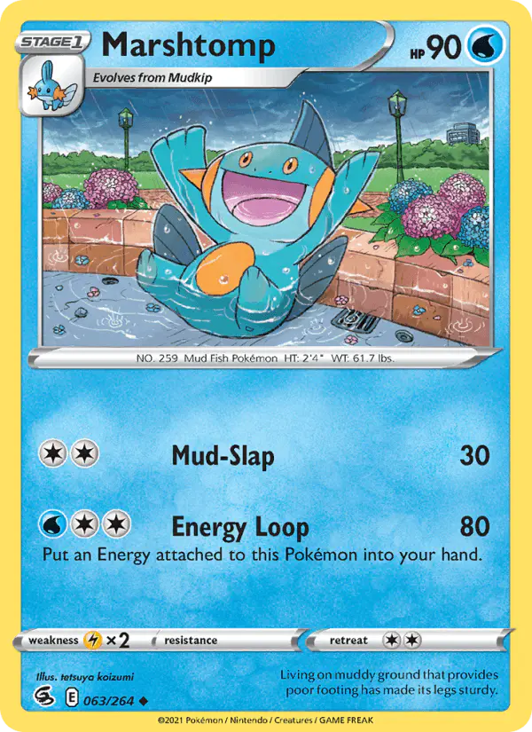Carta Marshtomp 063/264 de Fusion Strike