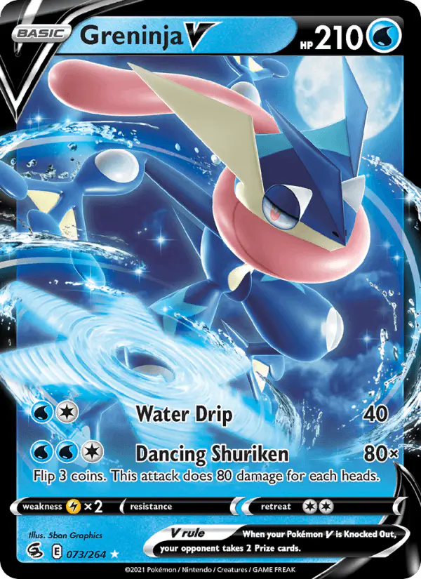 Carta Greninja V 073/264 de Fusion Strike