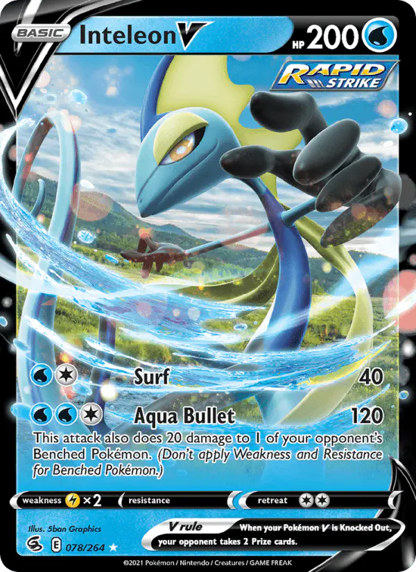 Carta Inteleon V 078/264 de Fusion Strike