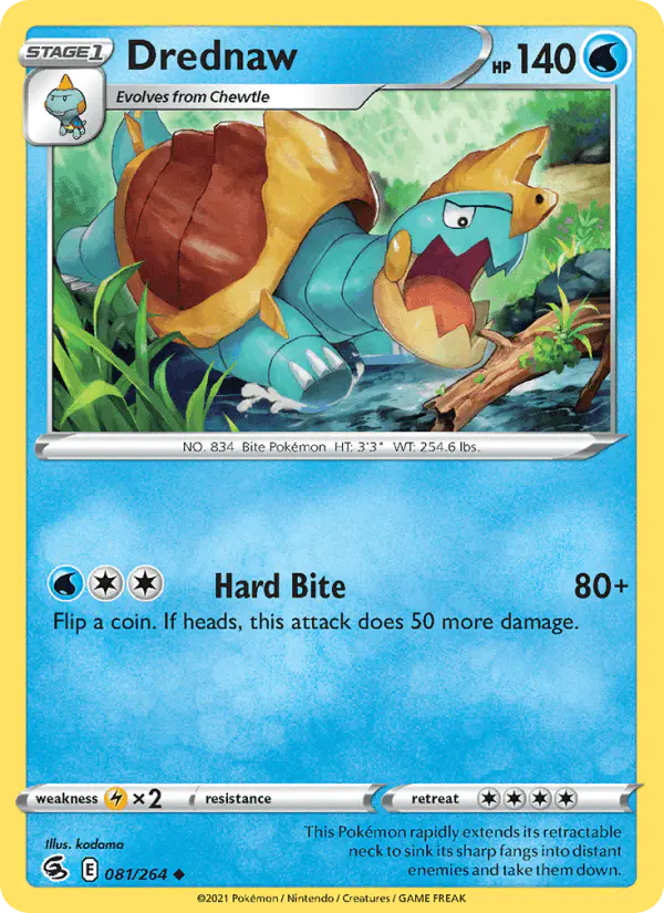 Carta Drednaw 081/264 de Fusion Strike